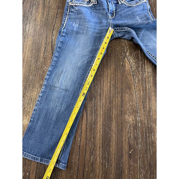 Grace in LA Embellished Capri Jeans – Size 27 - Picture 11 of 13